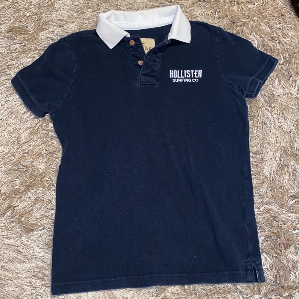 Hollister Black Polo Shirt